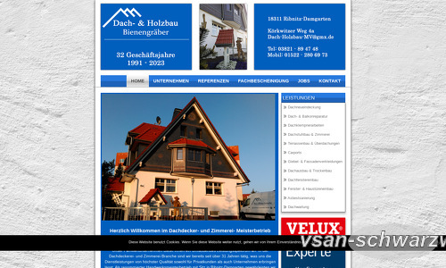 Dach- & Holzbau Bienengräber Webseite